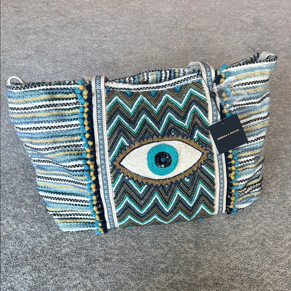 NWT America & Beyond - Evil Eye Tote - Picture 2 of 7